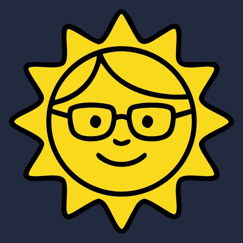 Laughing Sun Glasses Comic
