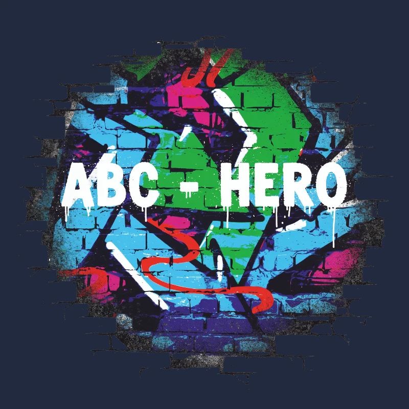 ABC HERO Graffiti Wall Design