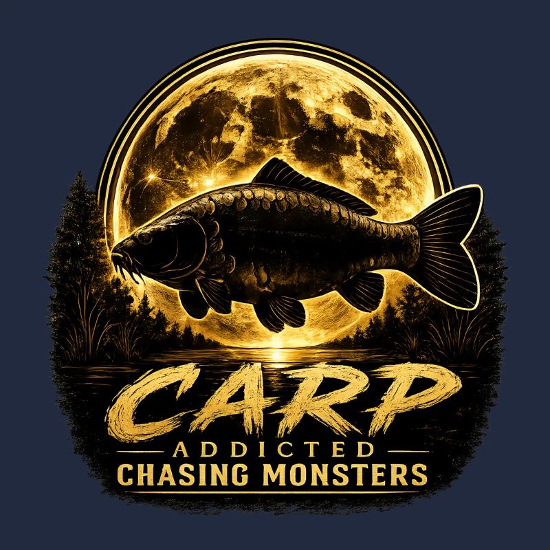 Karpfenabhängige Monsterjagd-Angeldesign
