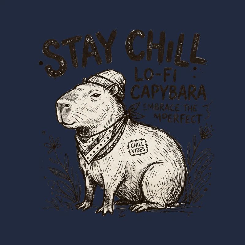 Capybara Chill LoFi Artwork