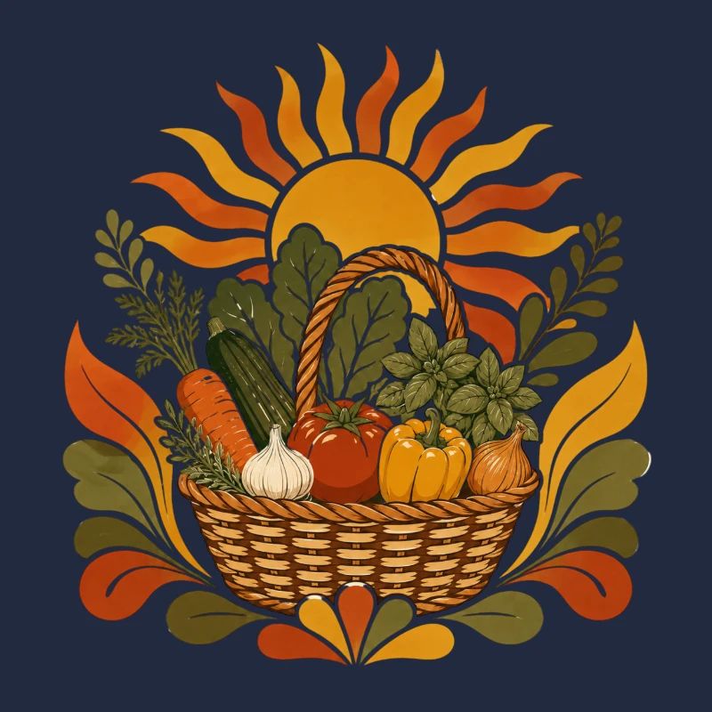 Panier de récolte d’été