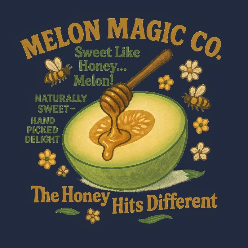 Melon Honey Magic Illustration