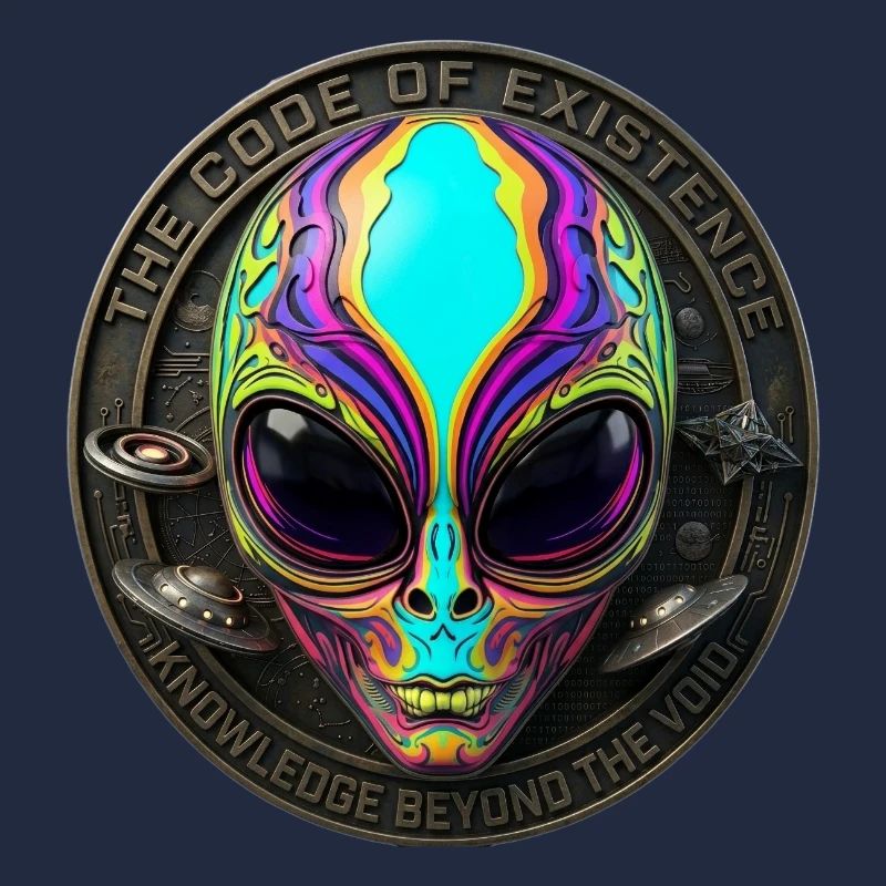 Le Code de l’existence Art de science-fiction extraterrestre