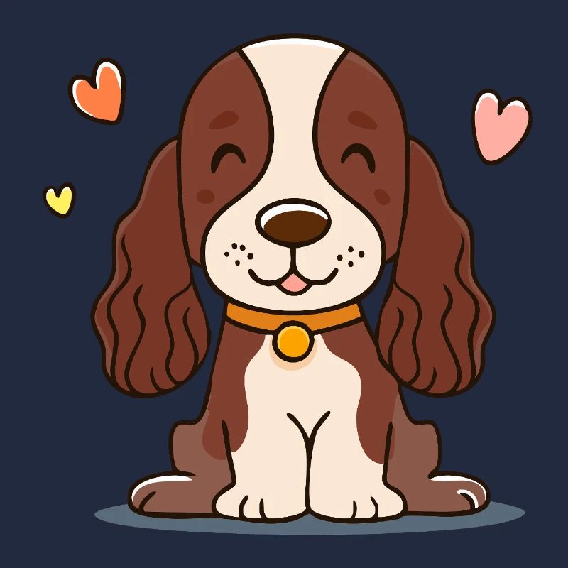 Hündchen mit Wuschelohren (Chibi-Comic)