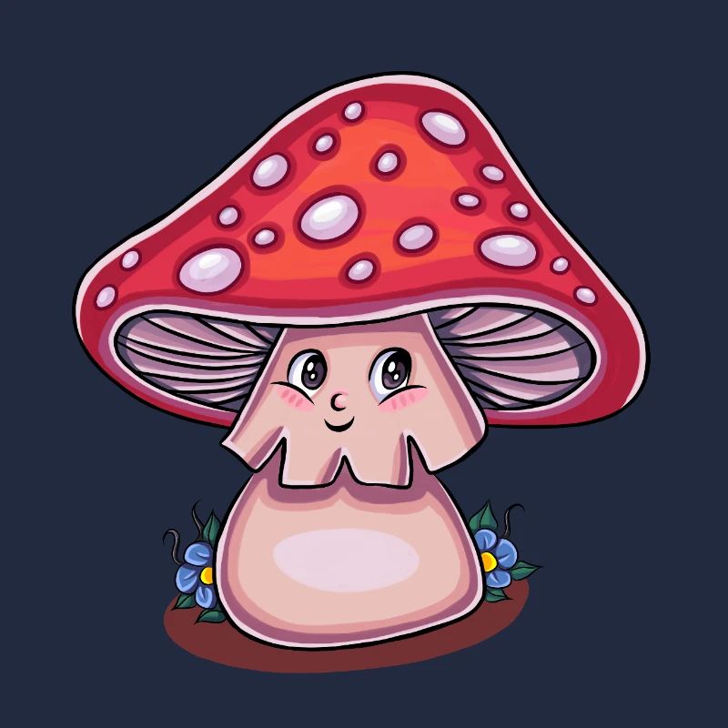 Magic Mushroom Cottagecore (Kawaii Version)