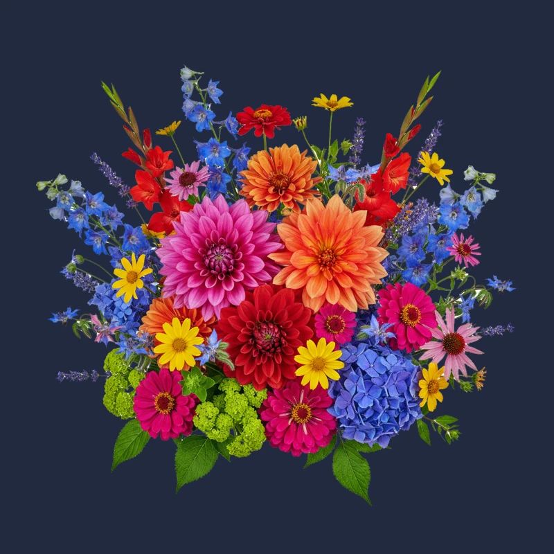 Explosion de Fleurs – Bouquet d’été coloré