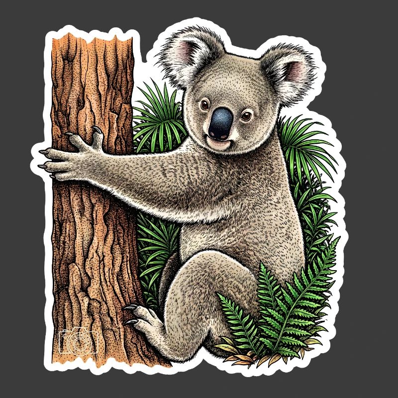 Koala auf dem Baum