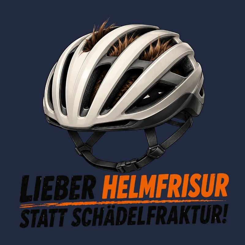 Lieber Helmfrisur statt Schädelfraktur
