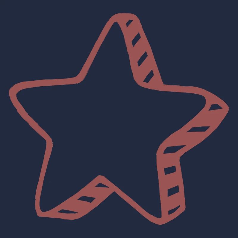 Rustic Doodle Star
