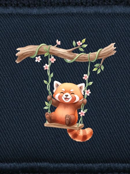 Red Panda on Swing