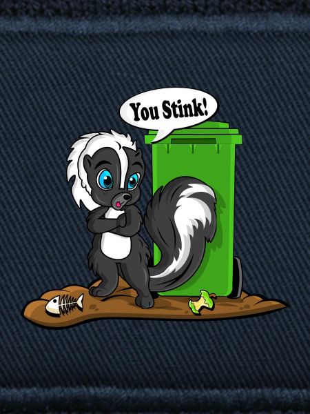 Du stinkender Stinktier-Cartoon-Tee