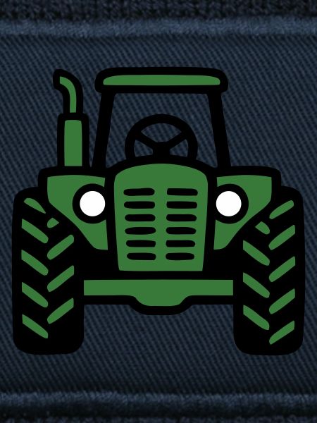 Traktor Frontansicht Logo