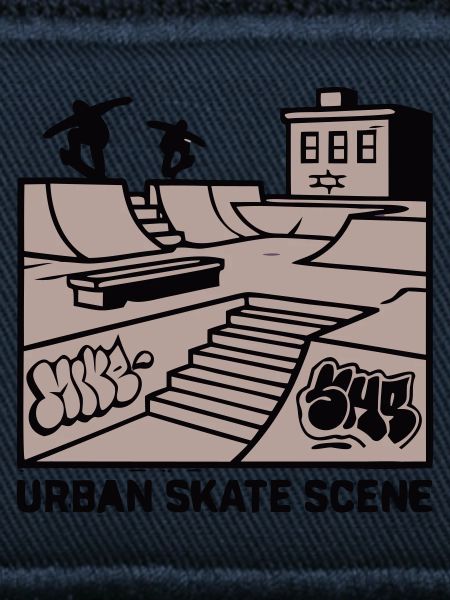 Skatepark Urban Scene Logo