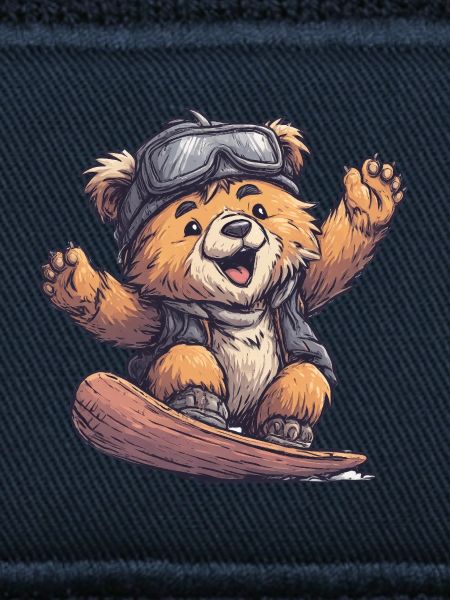 Skateboard-Bär mit Sonnenbrille
