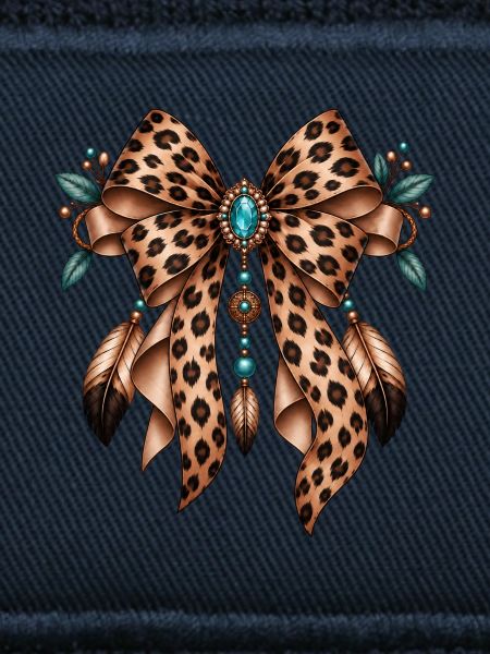 Leopardenschleife Juwel-Design