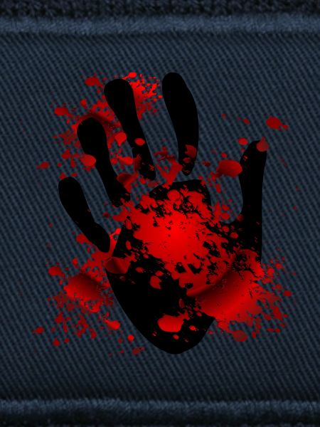 Halloween Blutende Hand