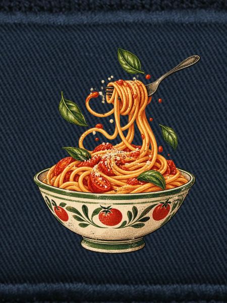 Spaghetti Schüssel Illustration
