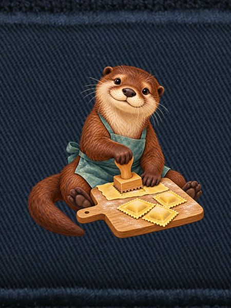 Otter formt Ravioli