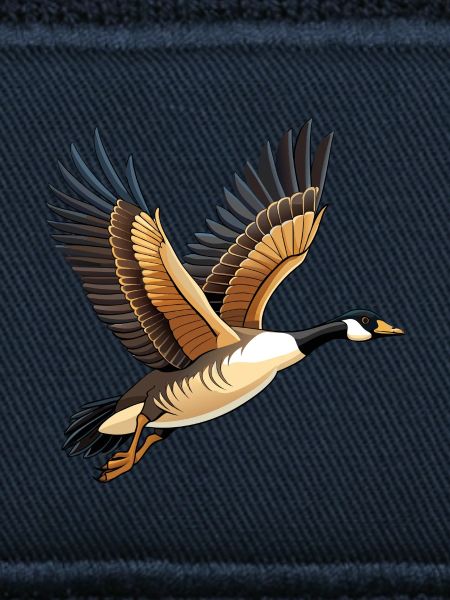 Fliegende Kanadische Gans