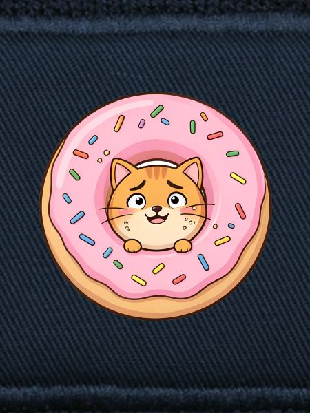 Kawaii Cat Donut Pop
