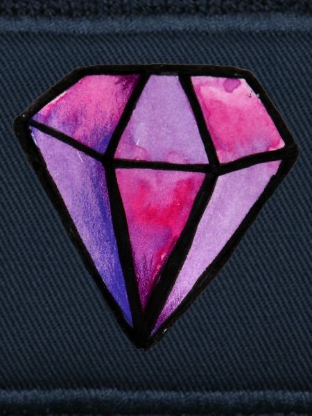 Lila Aquarell-Diamant-Edelstein