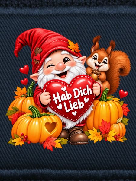 Herbstgnom Hab Dich Lieb
