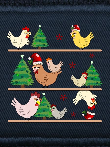 Weihnachten Hühnerstall Hühner