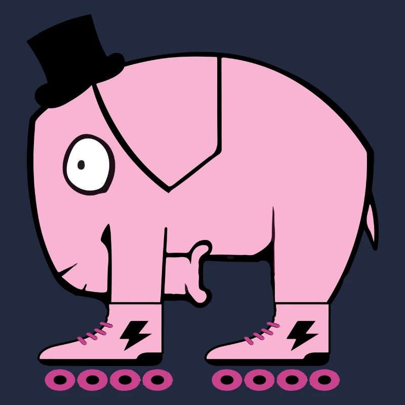 Pinker Elephant