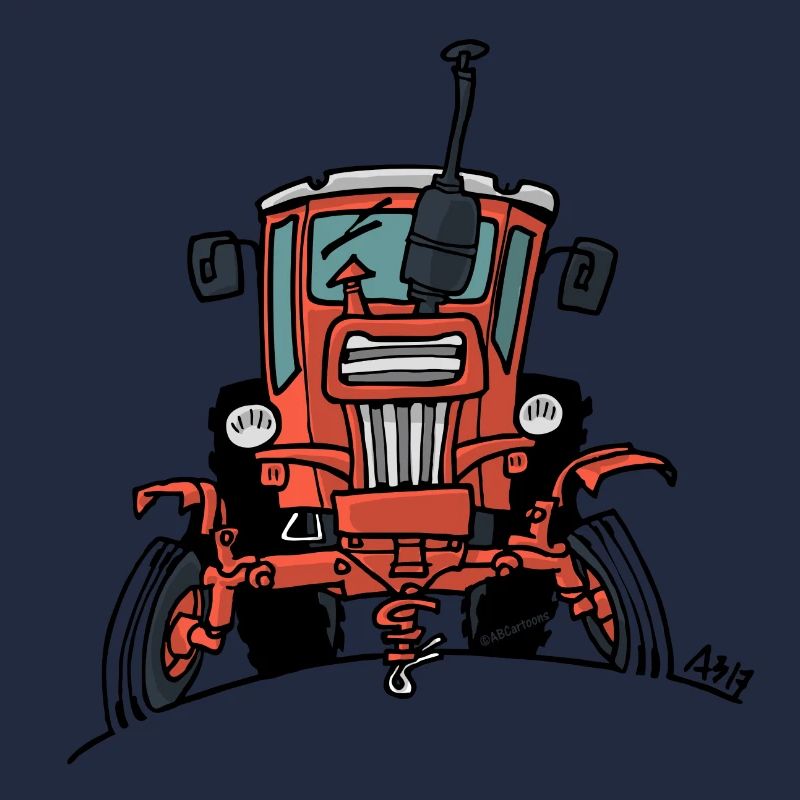 512 Alter roter Traktor