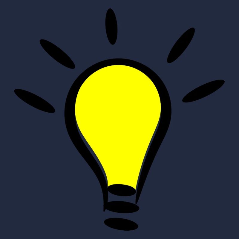 Glühbirne Licht an Idee Geschenk Idee