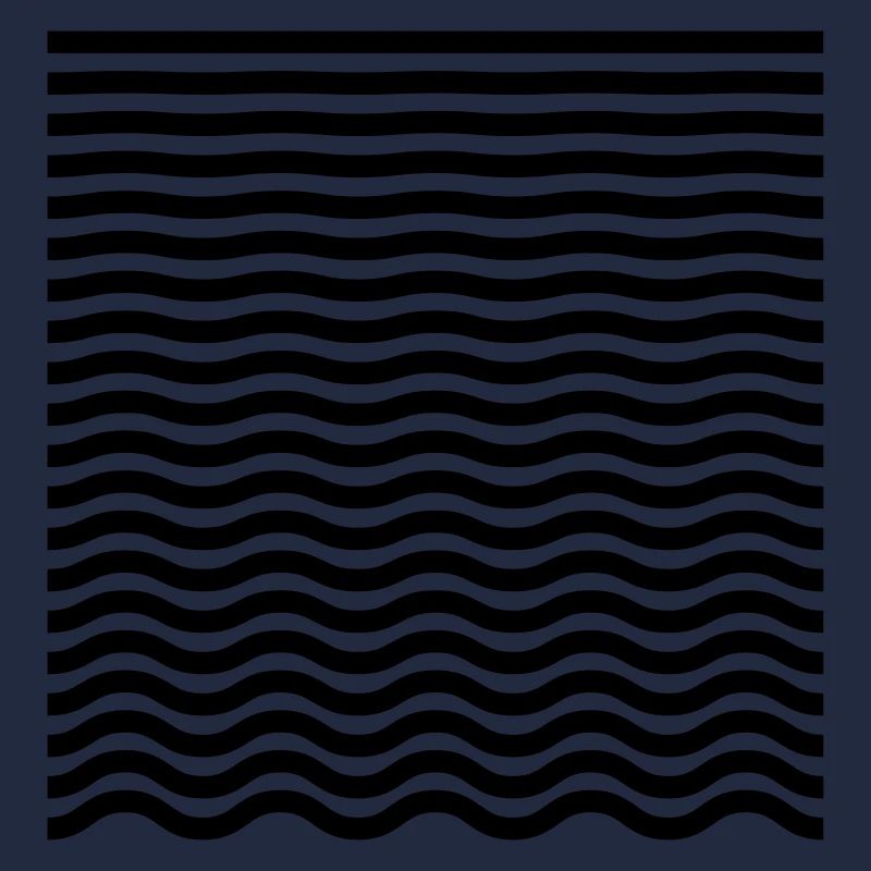 Course from straight to wave - minimalist