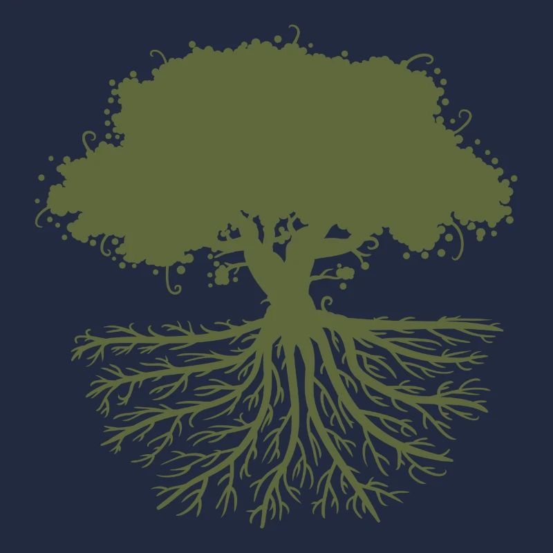 tree roots green