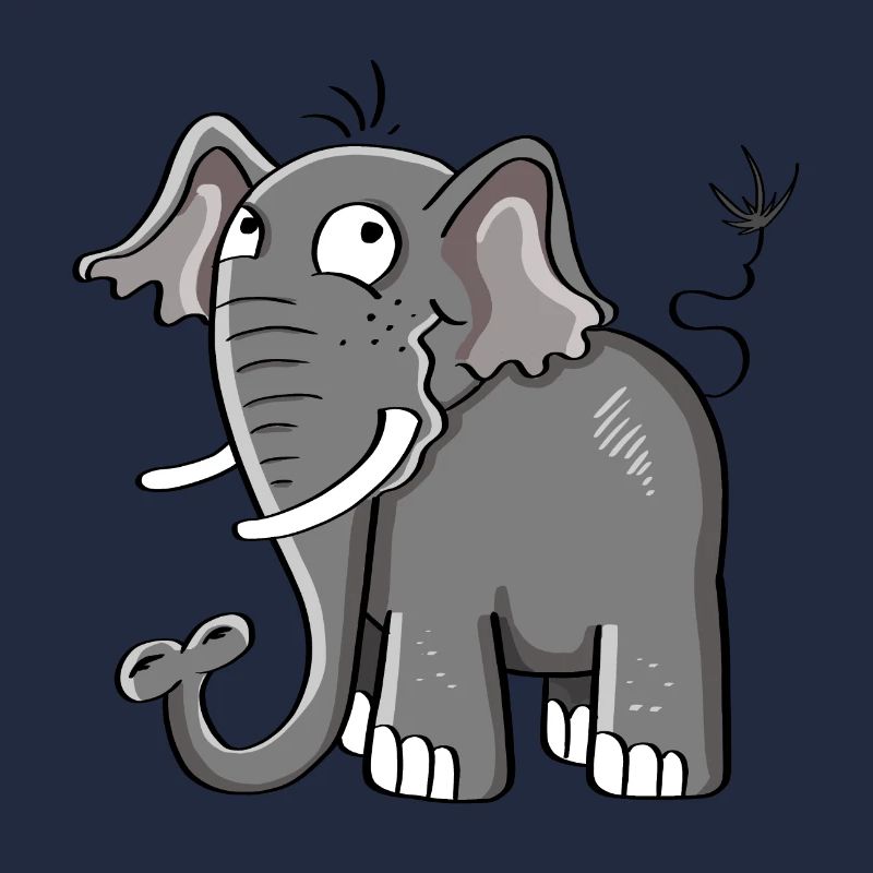 Little Gray Elephant I Elephant Comic Gift