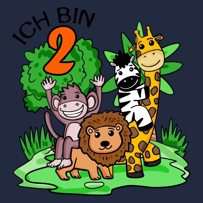 2. Geburtstag - Ich bin 2 - Tiere Wildnis