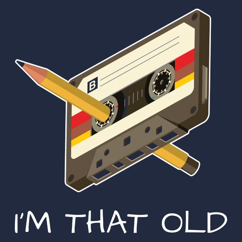 Kassette Alter 80er 90er Geschenkidee retro