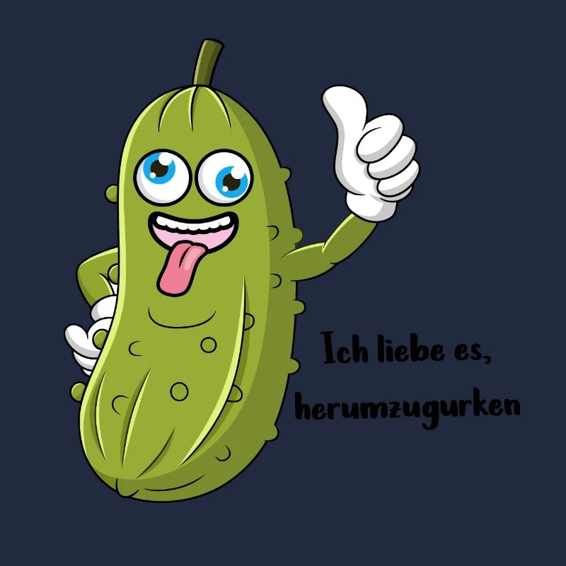 Herumgurken - lustige Gurke Geschenkidee