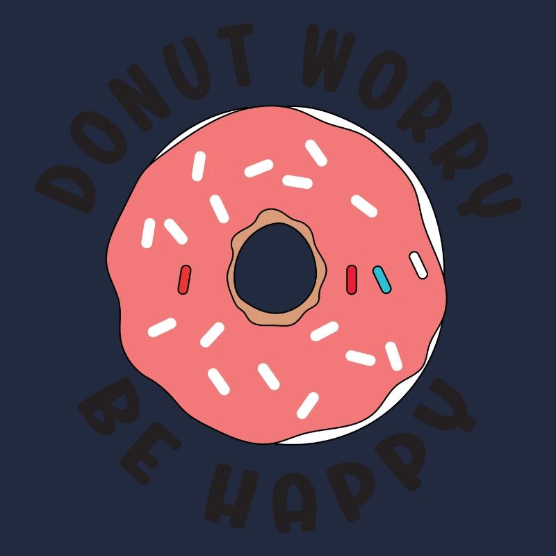 Donut Sorge Sei glücklich