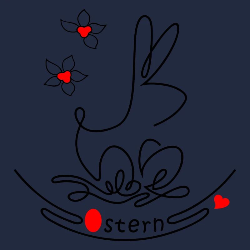 Osternest mit Osterhase