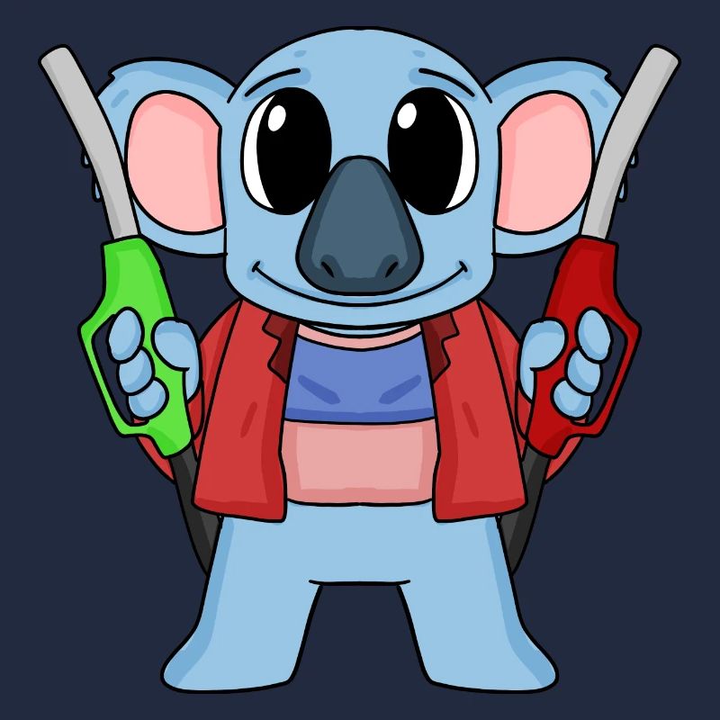 Tankwart Koala Tankstelle