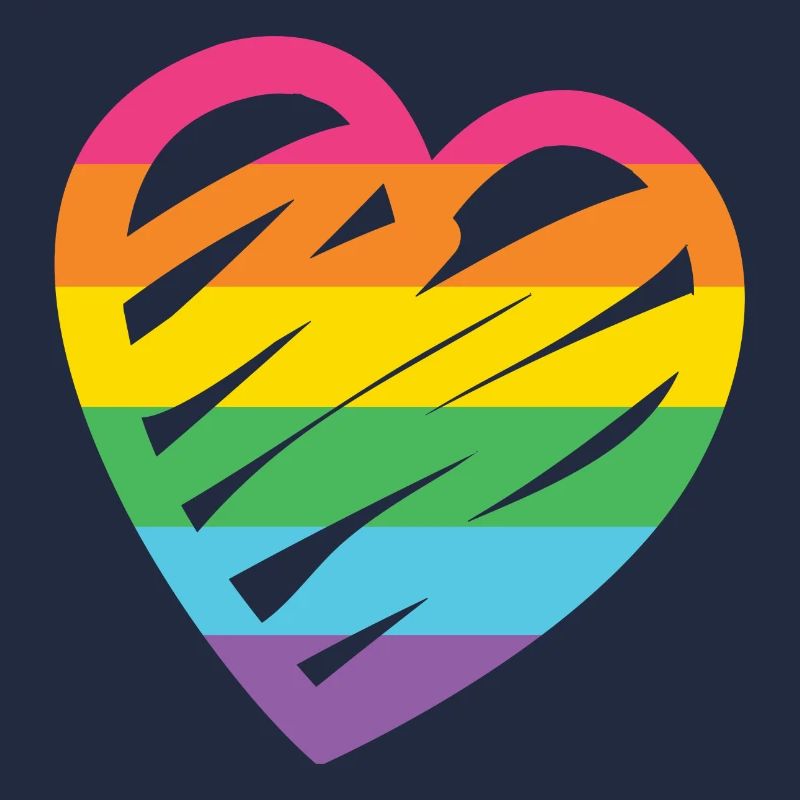 LGBTQ-Regenbogenherz