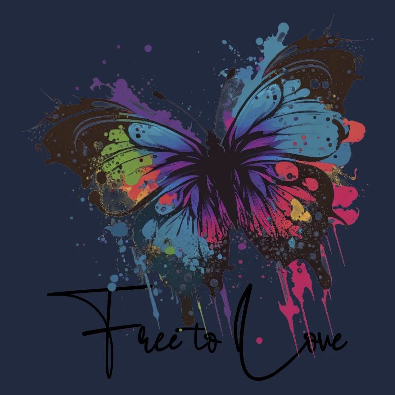 Rainbow Butterfly Splash libre d’aimer