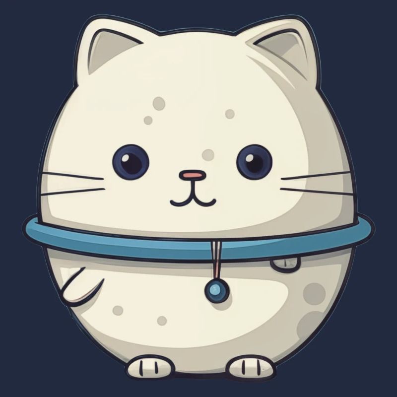 Illustration de chat de l’espace