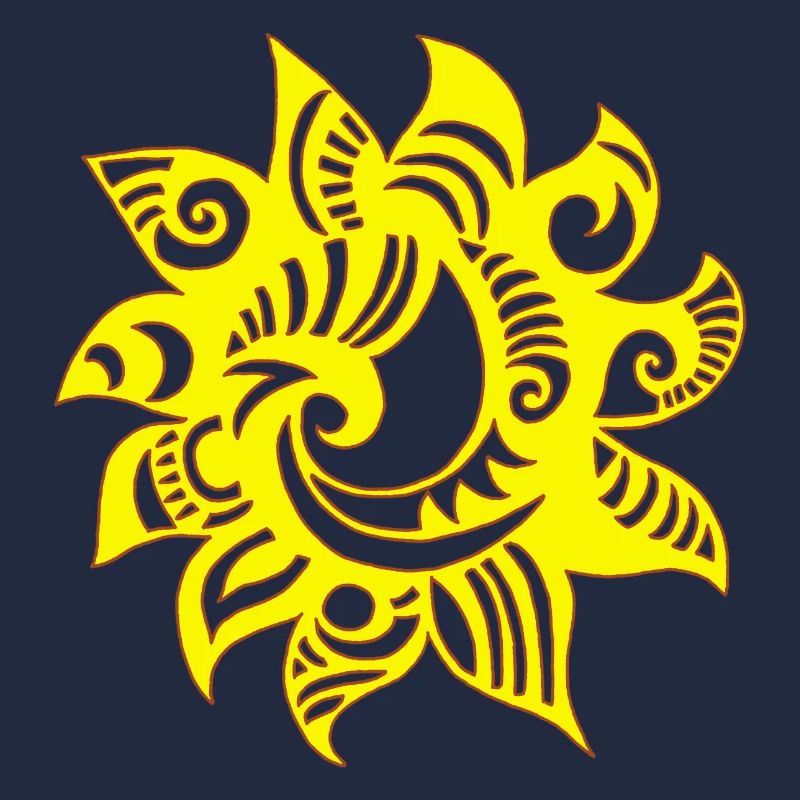 Soleil jaune étrange