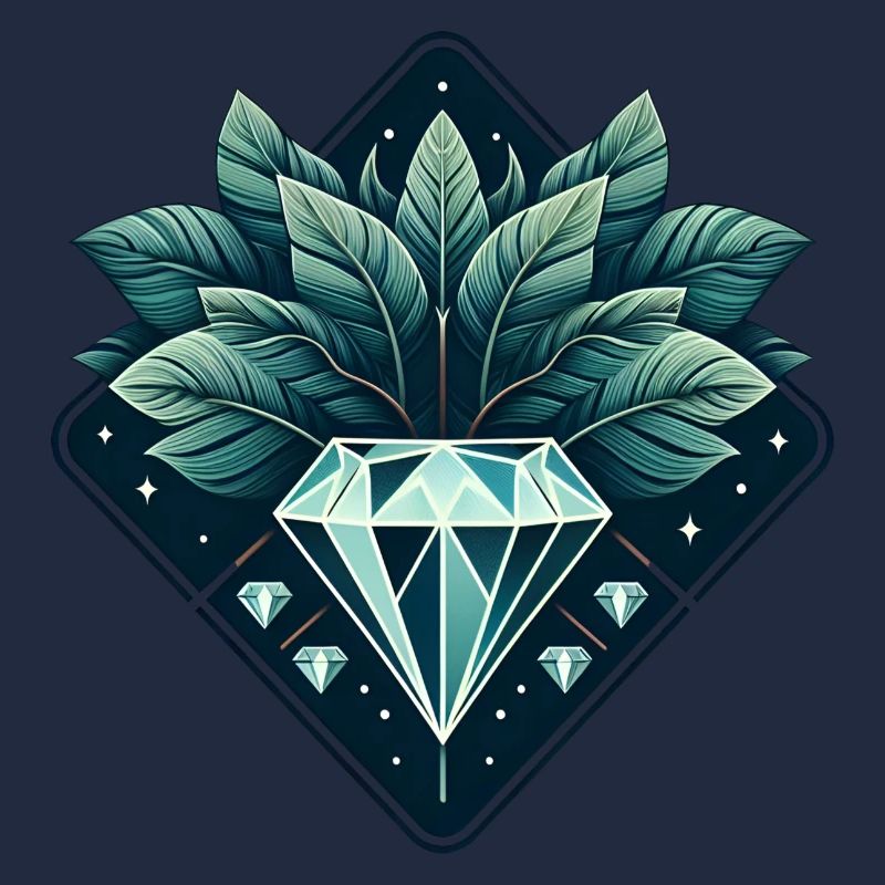 Diamant en fleurs