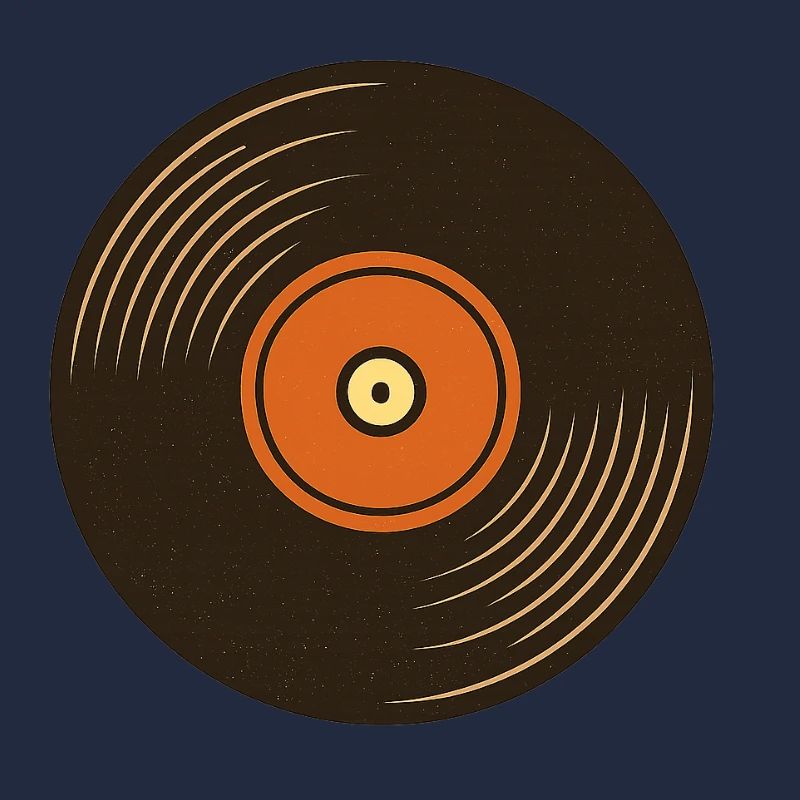 Retro Plattenspieler Design
