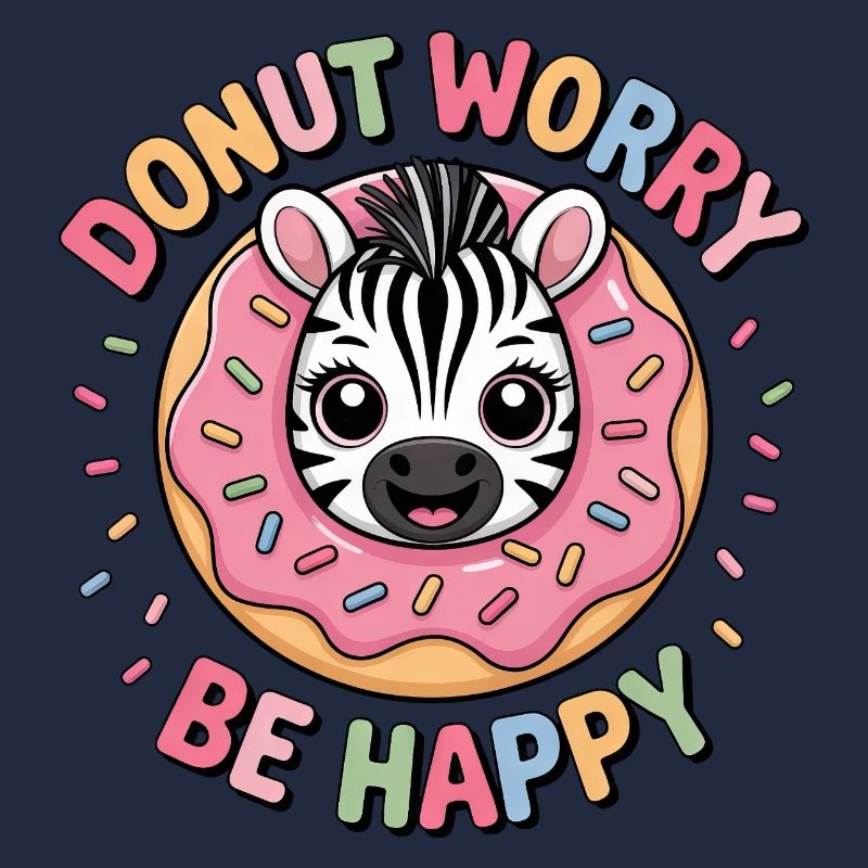 Zebra Donut Candy Dessert Bakery Fun