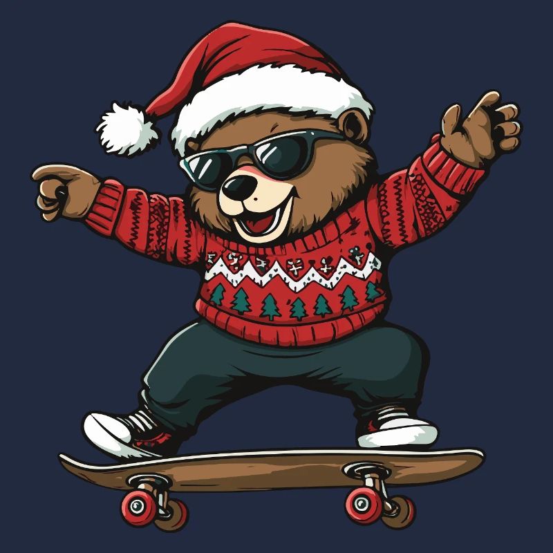Ours Noël Drôle