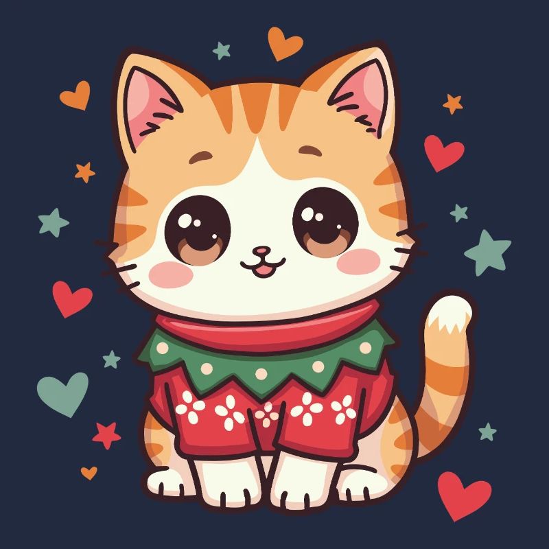 Chat de Noël