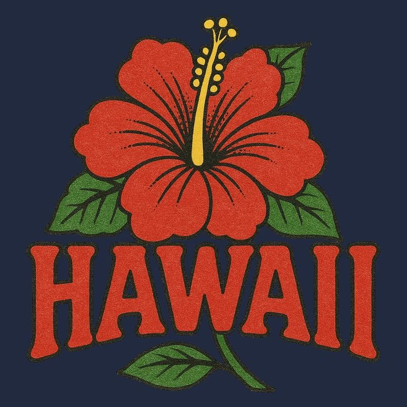 Hawaii Hibiskus Emblem