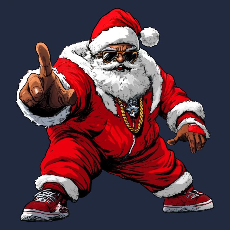 Hip-Hop Weihnachtsmann / Rapper